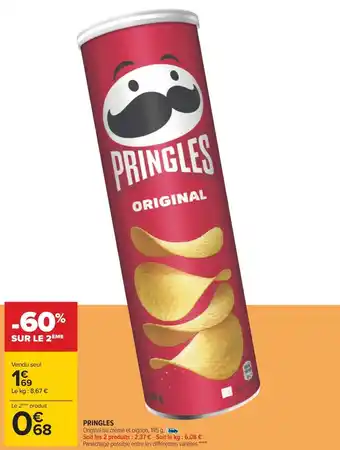 Carrefour Pringles pringles offre
