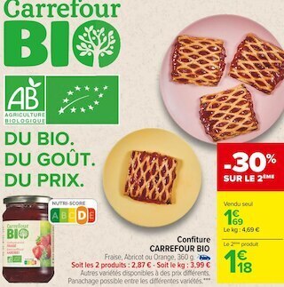 Carrefour Market Confiture offre
