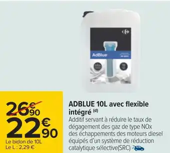 Carrefour Adblue adblue 10l avec flexible intégré offre