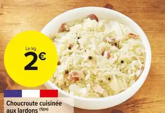 Carrefour Market Choucroute cuisinée aux lardons offre