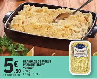 Brandade de morue parmentiére "BRIAU"