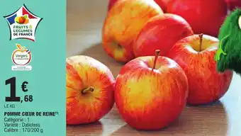 E.Leclerc Pomme cœur de reine offre