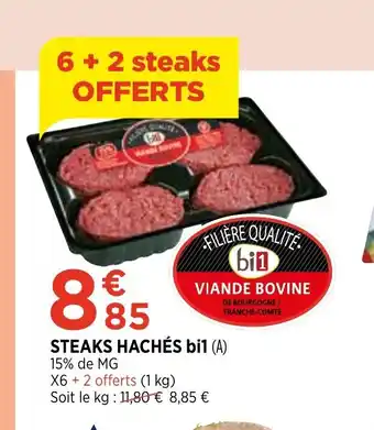 Bi1 STEAKS HACHéS bi1 offre