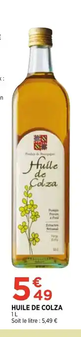 Bi1 HUILE DE COLZA offre