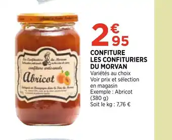 Bi1 CONFITURE LES CONFITURIES DU MORVON offre