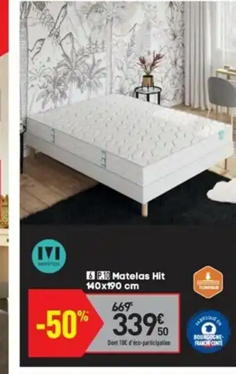 Matelas Hit 140 x 190 cm