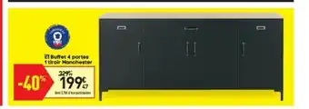 Conforama Buffet 4 Portes 1 Tiroir Manchester offre