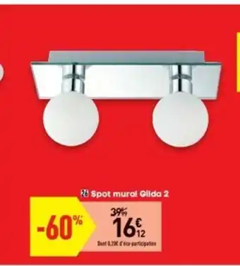 Conforama Spot Mural Gilda 2 offre