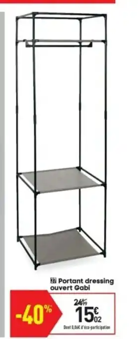 Conforama Portant Dressing Ouvert Gabi offre