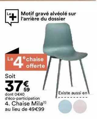 BUT Chaise mila offre
