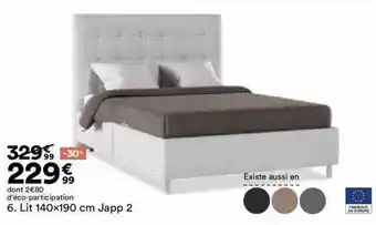 BUT Lit 140x190 cm japp 2 offre