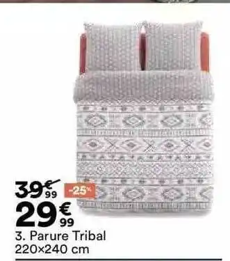 BUT Parure tribal 220x240 cm offre