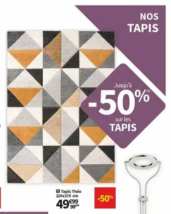 Conforama Tapis théo 120x170 cm offre