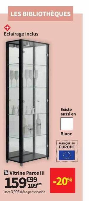 Conforama Vitrine paros iii offre