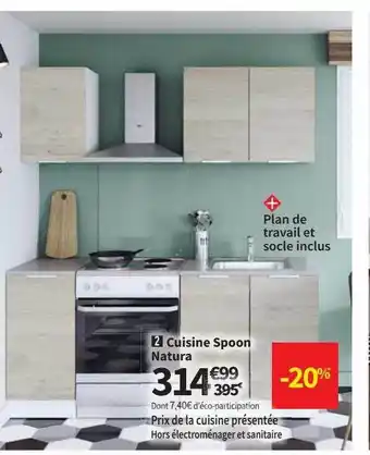 Conforama Cuisine spoon natura offre