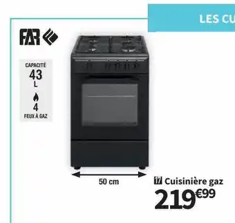 Conforama Cuisinière gaz far offre