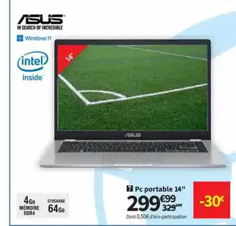 Conforama Pc portable 14 offre