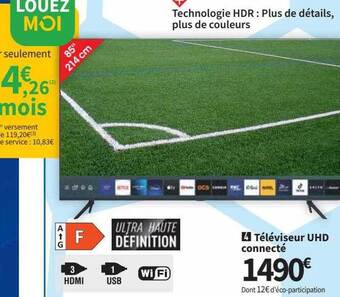 Conforama Téléviseur uhd connecté offre