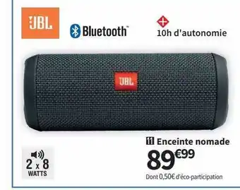 Conforama Enceinte nomade jbl offre