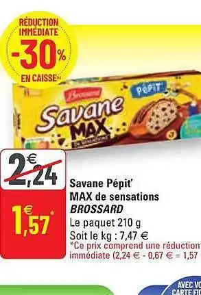 G20 Savane pépit' max de sensations brossard offre
