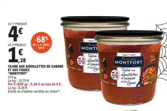 E.Leclerc Tajine aux aiguillettes de canard et aux figues "MONTFORT" offre