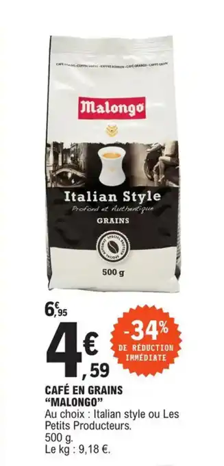 Café en grains "MALONGO"
