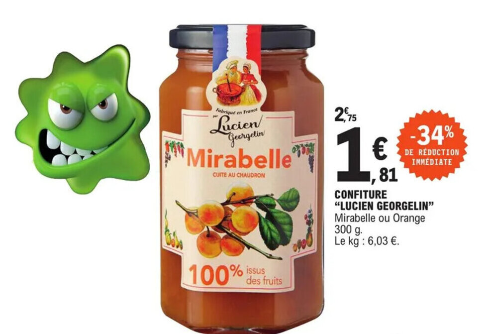 Promo Confiture "LUCIEN chez E.Leclerc
