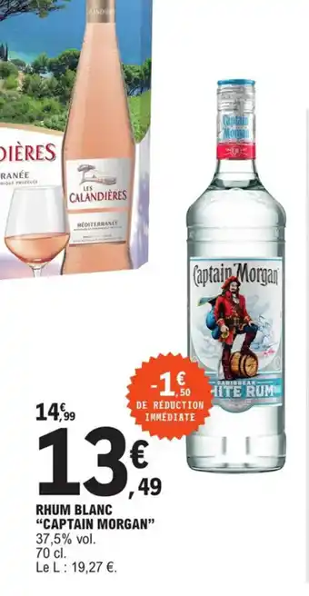 E.Leclerc Rhum blanc "CAPTAIN MORGAN" offre