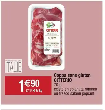 Coppa Sans Gluten Cittero