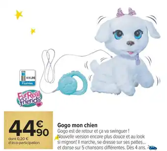 Carrefour Furreal friends gogo mon chien offre