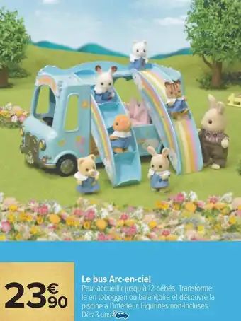 Carrefour Le bus arc-en-ciel offre