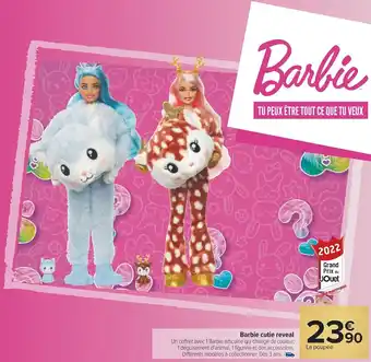 Carrefour Barbie barbie cutie reveal offre