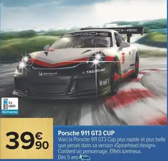 Carrefour Porsche 911 gt3 cup offre
