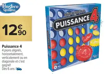 Carrefour Hasbro gaming puissance 4 offre