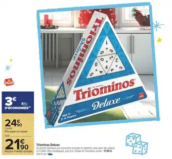 Carrefour Goliath triominos deluxe offre