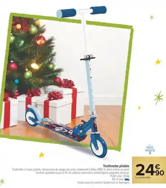 Carrefour Trottinette pliable offre