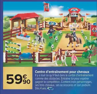 Playobil centre d’entraînement pour chevaux