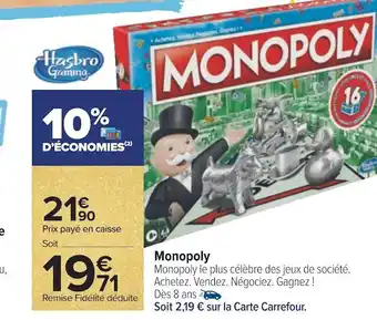 Hasbro gaming monopoly