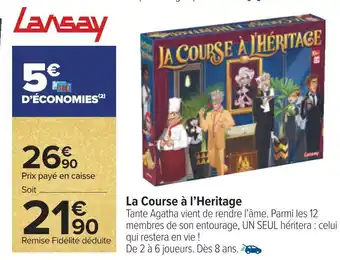 Carrefour La course à l’heritage offre