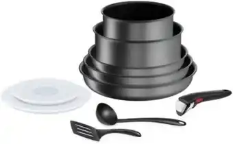 Boulanger Batterie de cuisine tefal ingenio daily chef gris 10 pcs offre