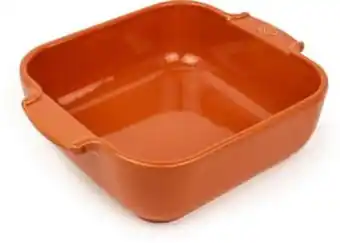 Plat au four peugeot appolia carre 21 cm terracotta