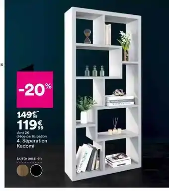 BUT Séparation kadomi offre