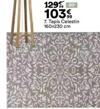 BUT Tapis celestin 160x230 cm offre