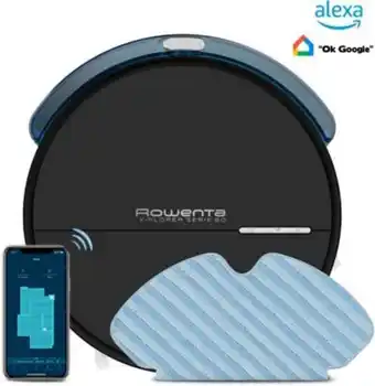 Boulanger Robot aspirateur laveur rowenta x-plorer série 60 rr7455wh offre