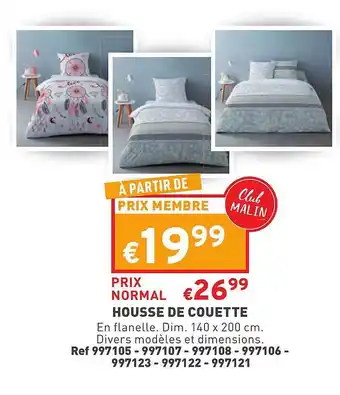 Housse de couette