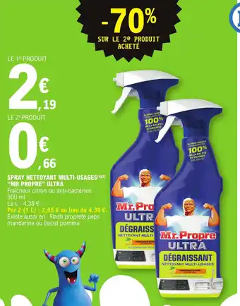 E.Leclerc Spray nettoyant multi-isages "MR PROPRE" ultra offre