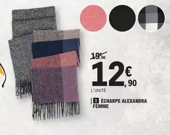 E.Leclerc Écharpe alexandra femme offre