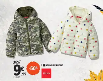 E.Leclerc Doudoune enfant offre