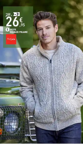 E.Leclerc Veste doublée polaire offre