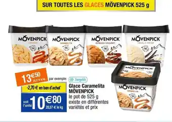 Migros Glace caramelita mövenpick offre
